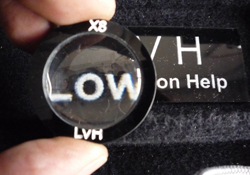 Lente microscópico Clear View